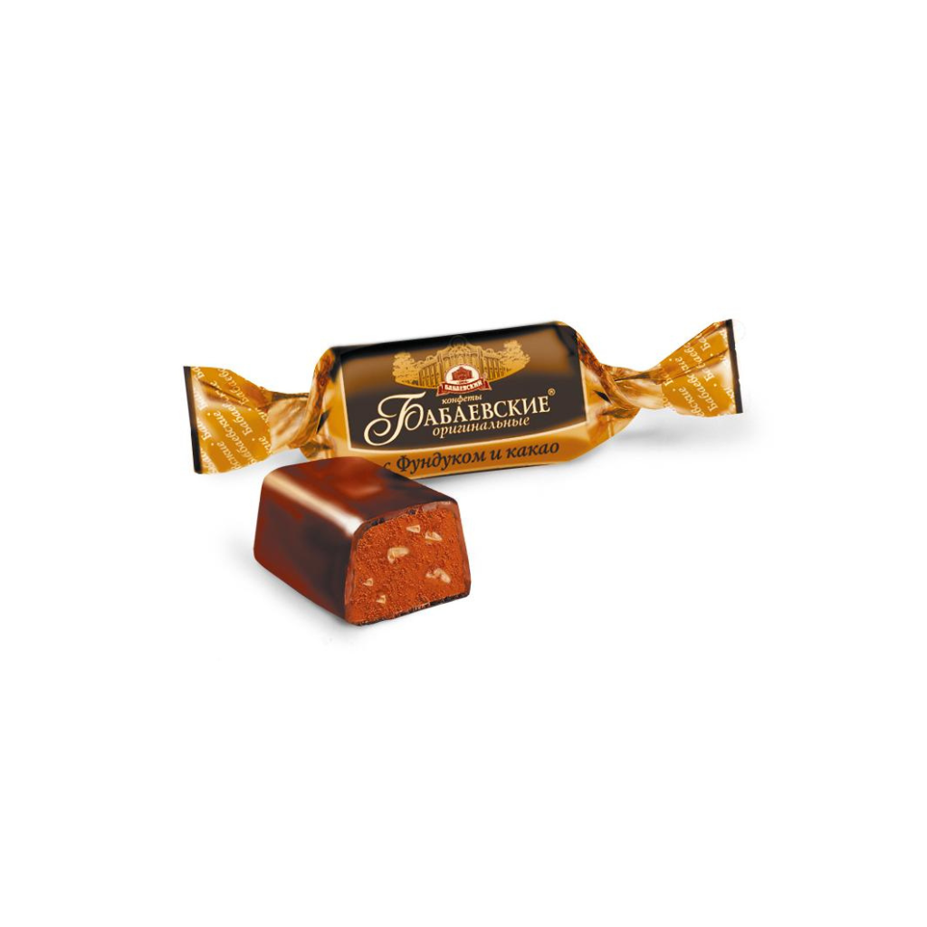 Babaevskie Original Chocolate Candies with Hazelnut & Cocoa, Babaevsky