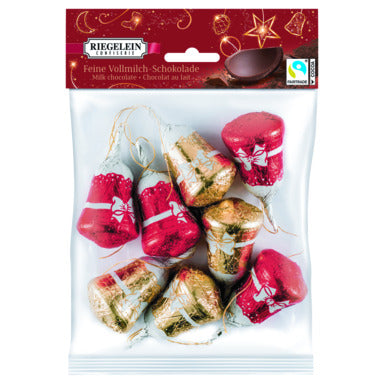 Christmas Chocolate Bells, Riegelein, 100g