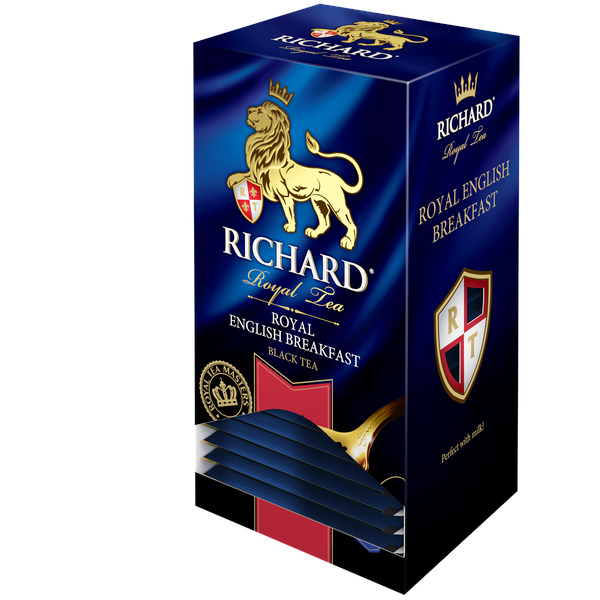 Royal English Вreakfast, must tee, teekotid 25x2g. - Richard Tea Estonia