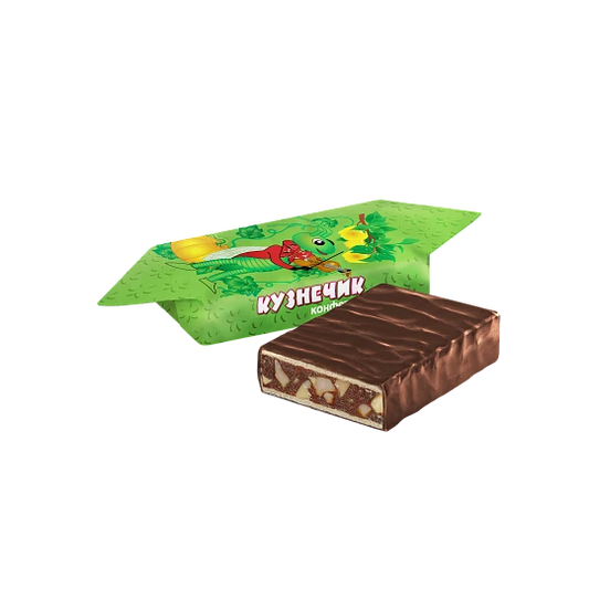Конфеты шоколадные глазированные «Кузнечик» с арахисом, 1 кг