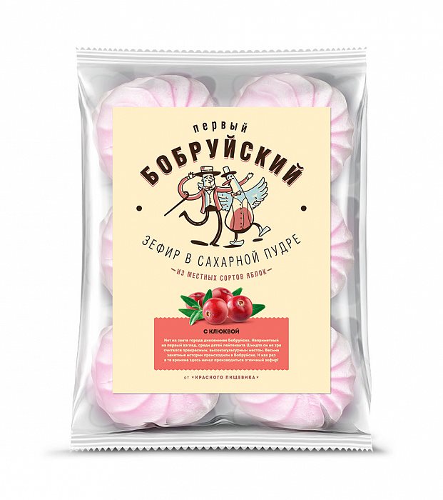 Cranberry-flavoured soufflé Bobruiski, Krasnyj Pischevik, 250g