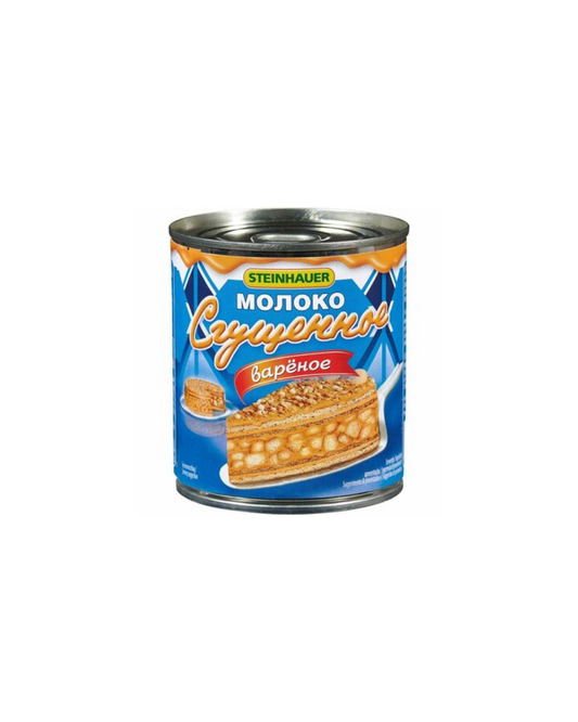 Steinhauer keedetud kondenspiim suhkruga 6%, 397 g