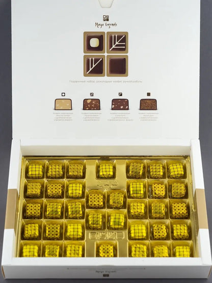 Конфеты ручной работы «Легенды Майя» Белые, Коммунарка, 385 г