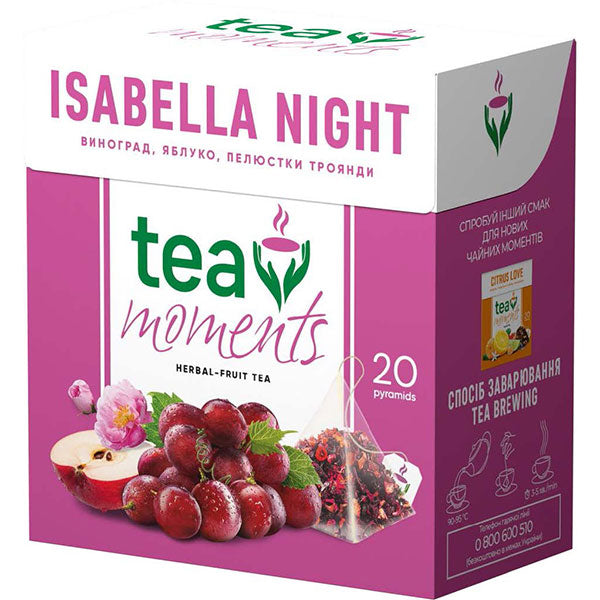 Tea Moments Isabella Night 32 g (20 x 1,6 g) 