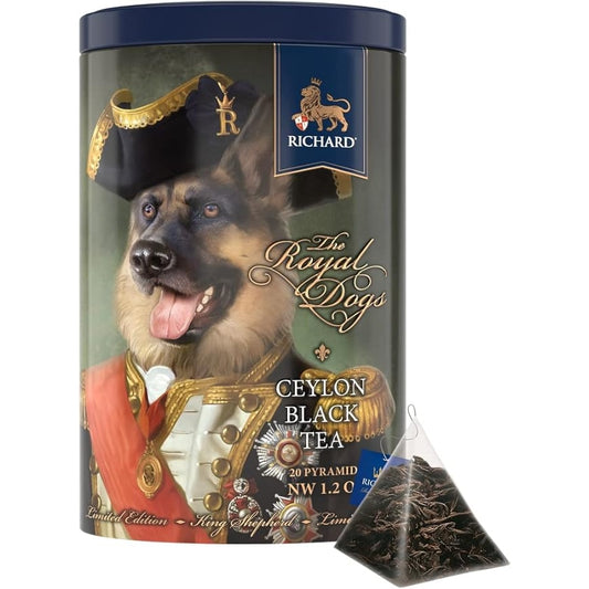 Richard gift tea, The Royal Dogs, KING SHEPHERD (püramiidid) 20x1,7 g