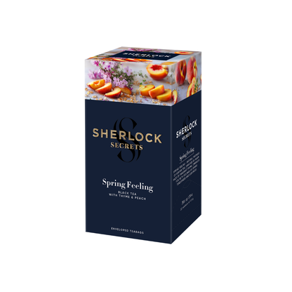 Чай Чёрный Spring Feeling С Тимьяном и Ароматом Персика,Tea Moments, 39.6 g