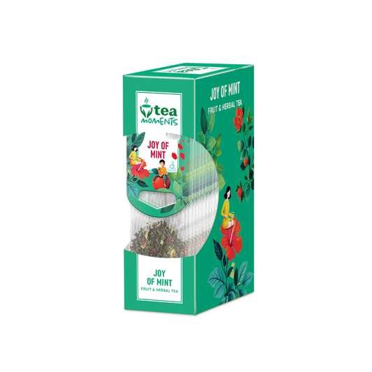 Joy of Mint Herbal Tea with Hibiscus, Tea Moments, 33 g