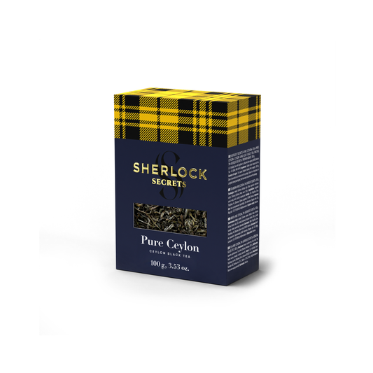 Sherlock Secrets Pure Ceylon Black Loose Leaf Tea, Tea Moments, 100 g