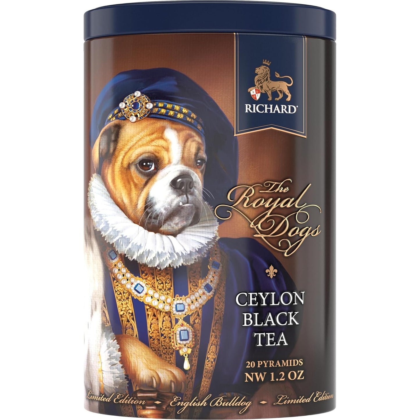 Richard Tea "Royal Dogs. Bulldog", black tea, 20 pyramids, 34g