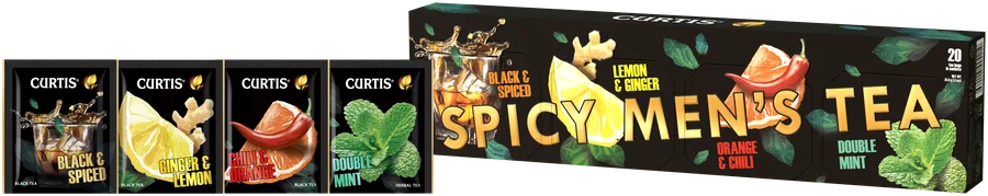 Чай Curtis "Spicy Men's Tea" bags 31.5g