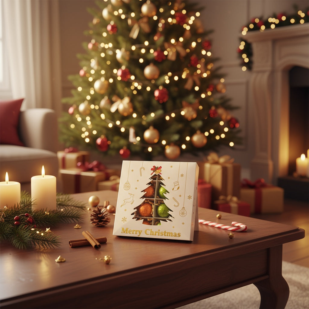 Kinkekomplekt šokolaadikomme IMPRESSO “Merry Christmas”, Spartak, 200 g