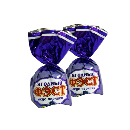 Berry Fest Blueberry Candies, Spartak, 161 g