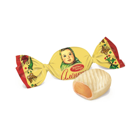 Alenka Caramel with Milk Filling, Krasny Oktyabr