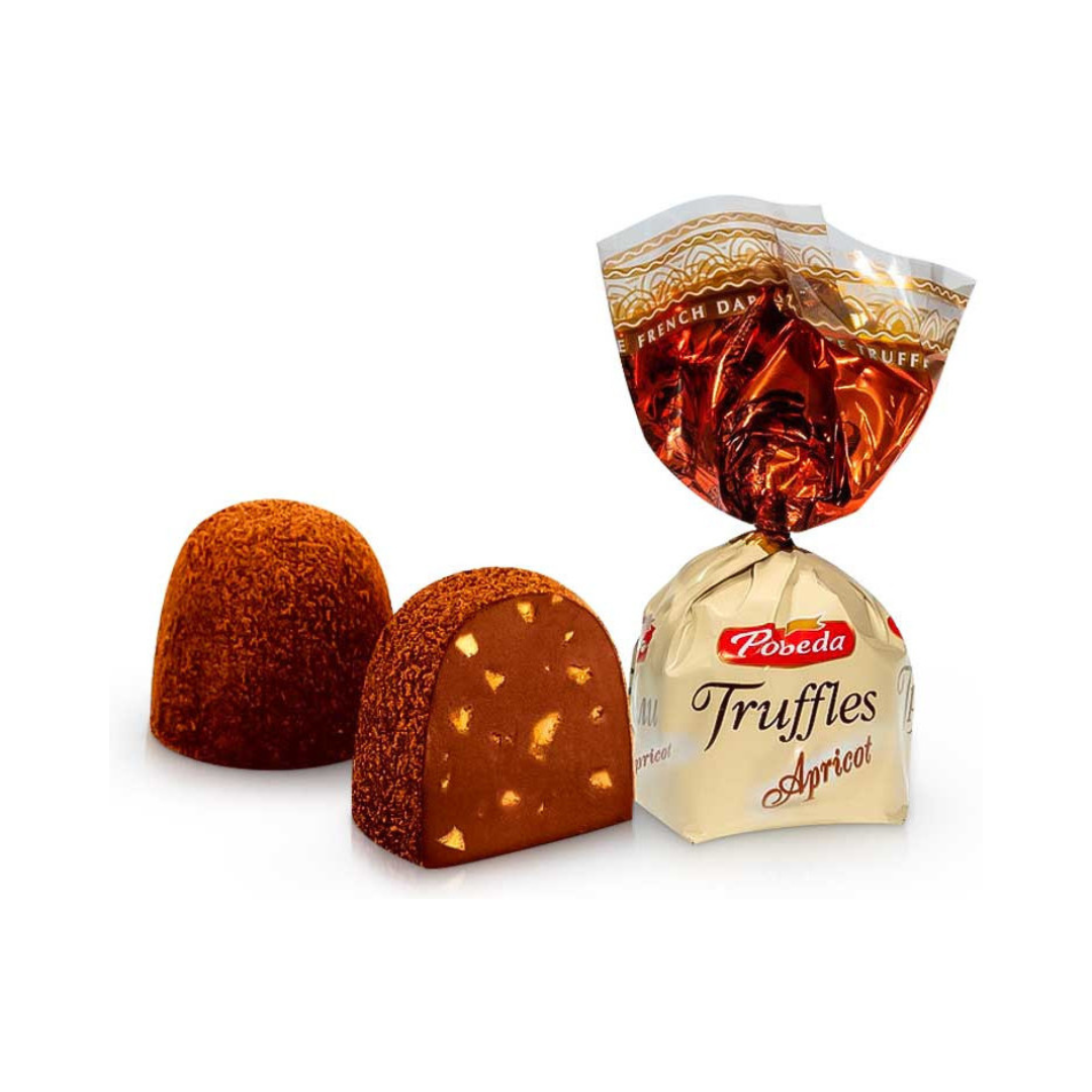 Truffle Candies with Apricot Pieces, Pobeda