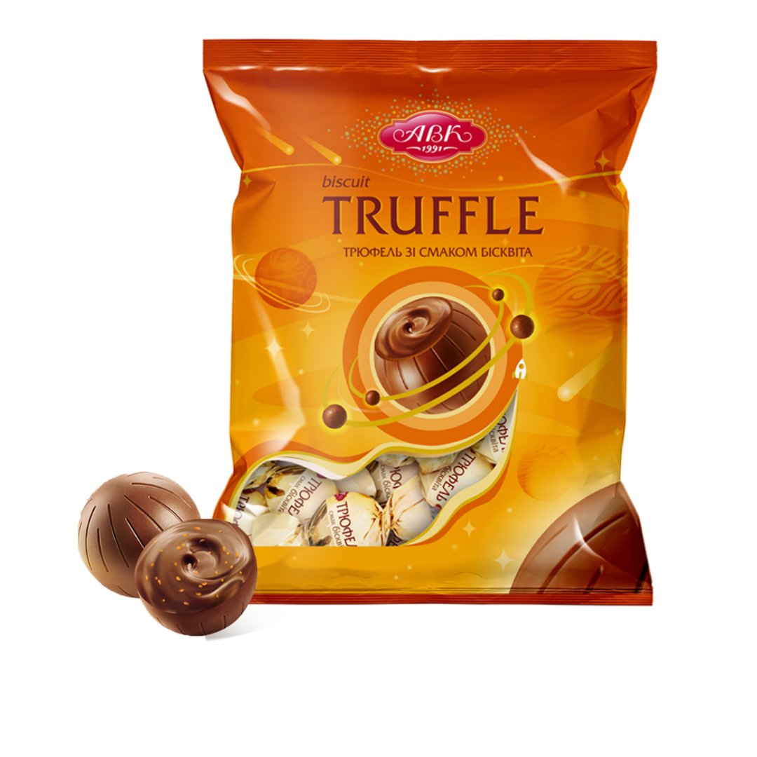 Truffle Candies with Biscuit Flavor, ABK, 165 g