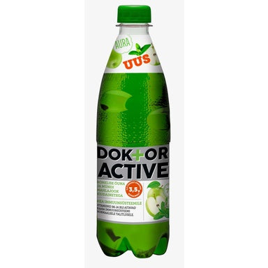 DR. Active Apple-Mint Juice Drink with Vitamins, Aura, 0.5L