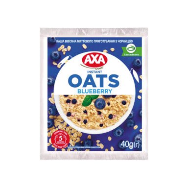 Instant Oatmeal with Blueberries Axa 40g