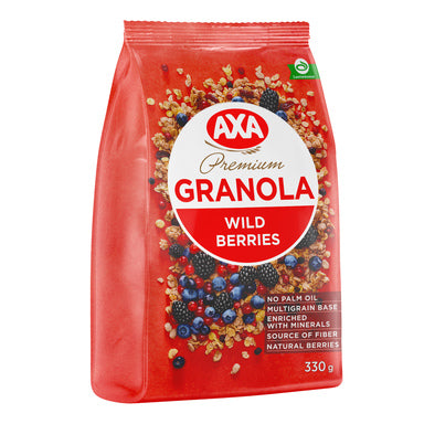 Premium Granola with Forest Berries, Axa, 330g