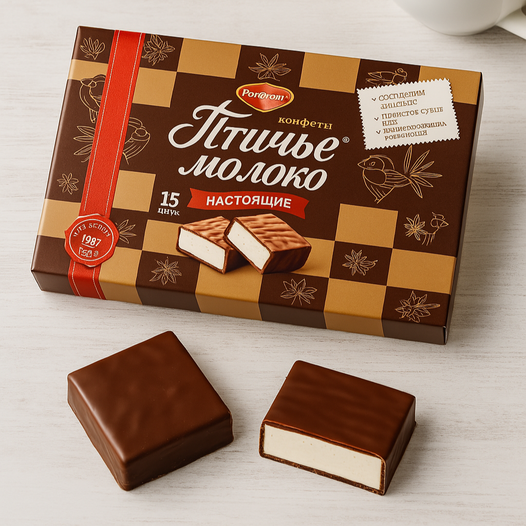 Ptichye Moloko Candies, Rot Front