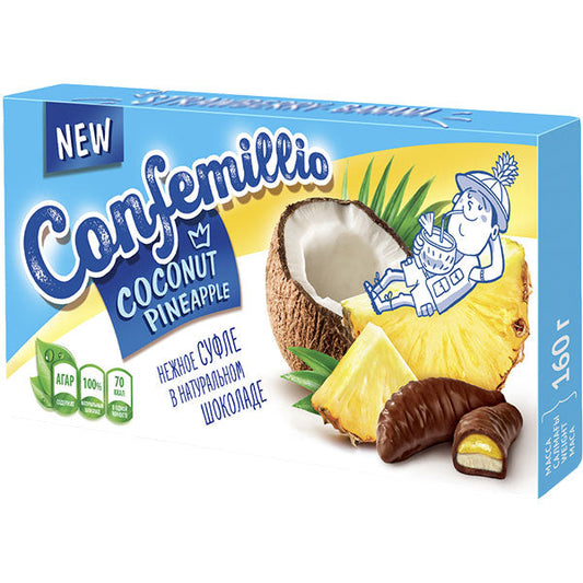 Confemillio Coconut Pineapple, Krasnyj Pischevik, 160g