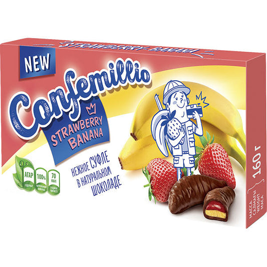 Confemillio Strawberry Banana, 160g