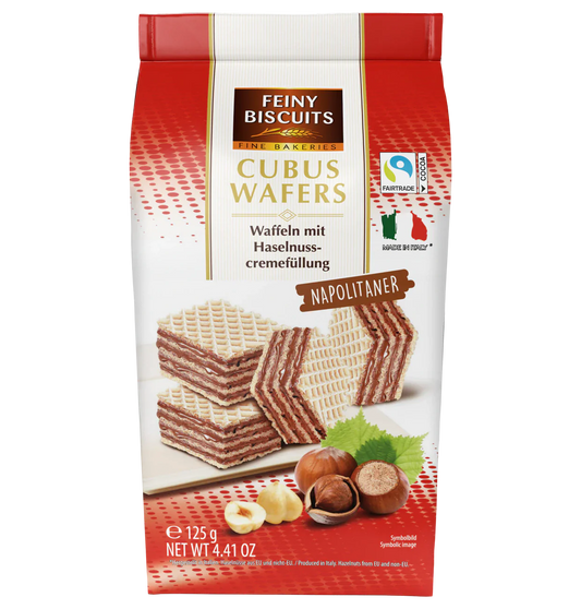 Feiny Biscuits Cubus Wafers Napolitaner, 125 g