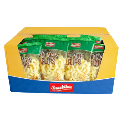 Extruded organic corn snack, 80g