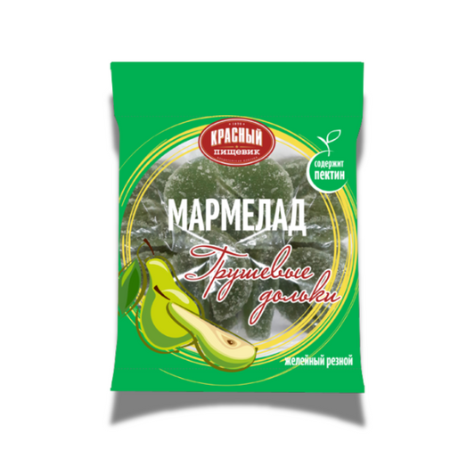 Мармелад "Грушевые дольки", Красный пищевик, 210 г