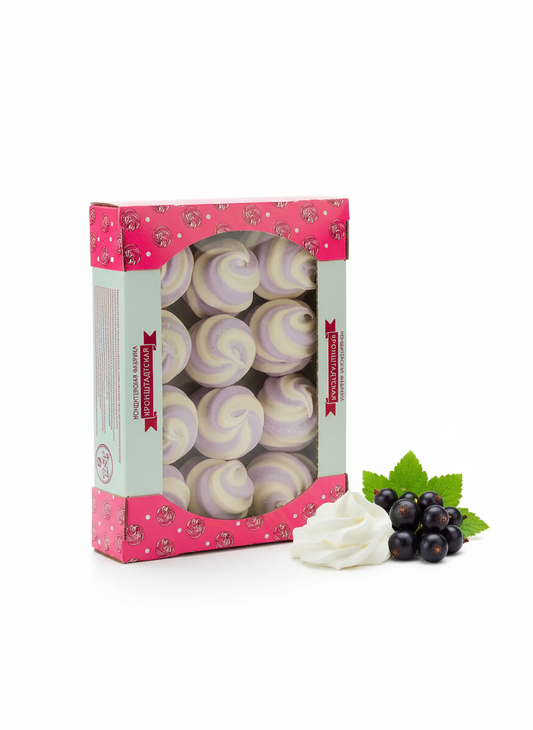 Vahukomm “Õnn” Mustsõstra ja Koorenoodiga, Kronshtadtskaya Confectionery, 500g