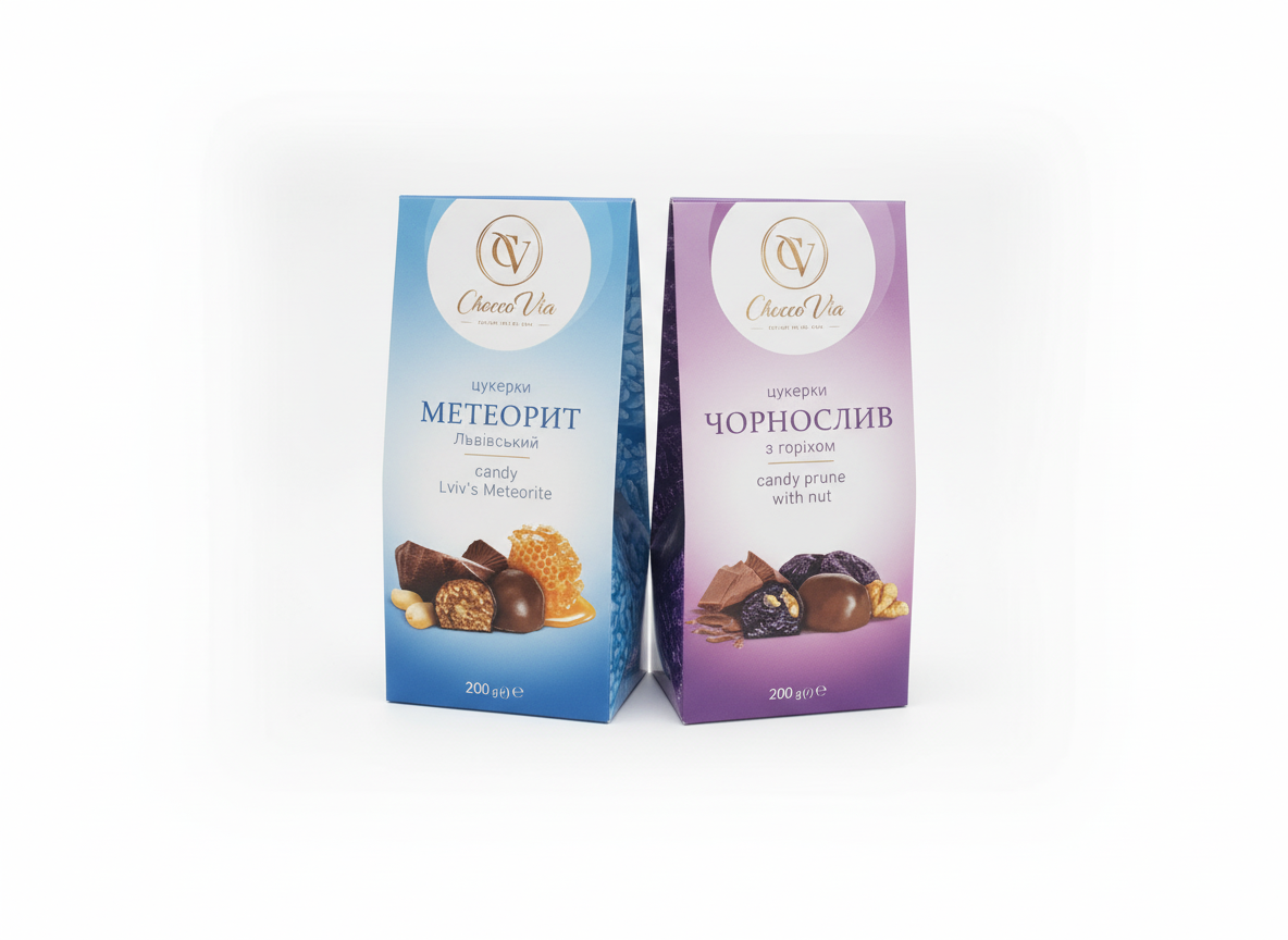 Kinkekorv Kahe Thursoni Tee ja “Lviv Meteorite” Kommidega, 550 g