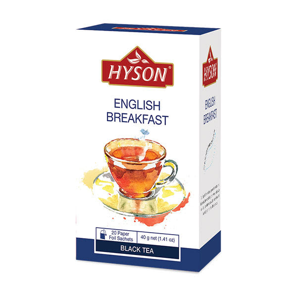 Черный чай HYSON English Breakfast, 40 г (20x2 г)