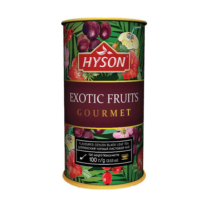 Черный чай HYSON Exotic Fruits, 100 г