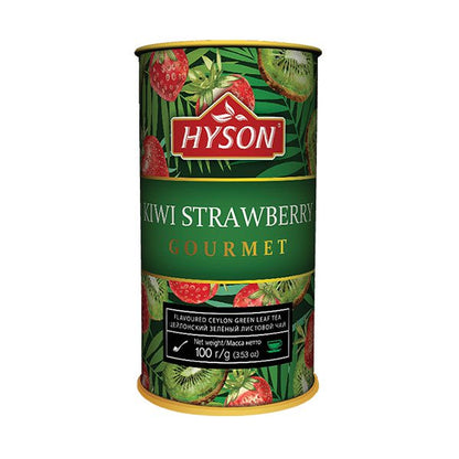 HYSON Kiwi & Strawberry green tea, 100g