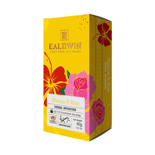 Ealdwin Hibiscus ja Rose 40g, (20x2g)