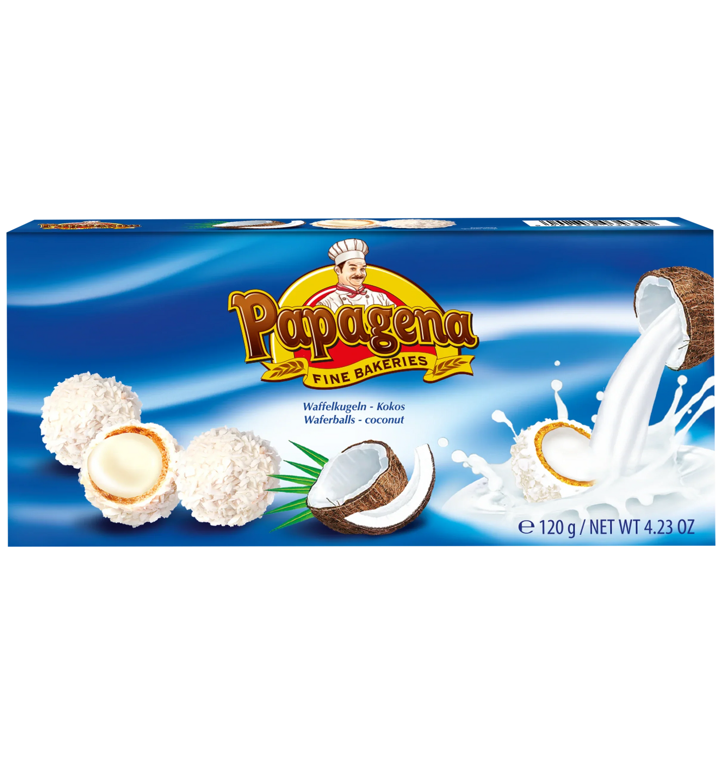 Papagena Waferballs with coconut, 120 g