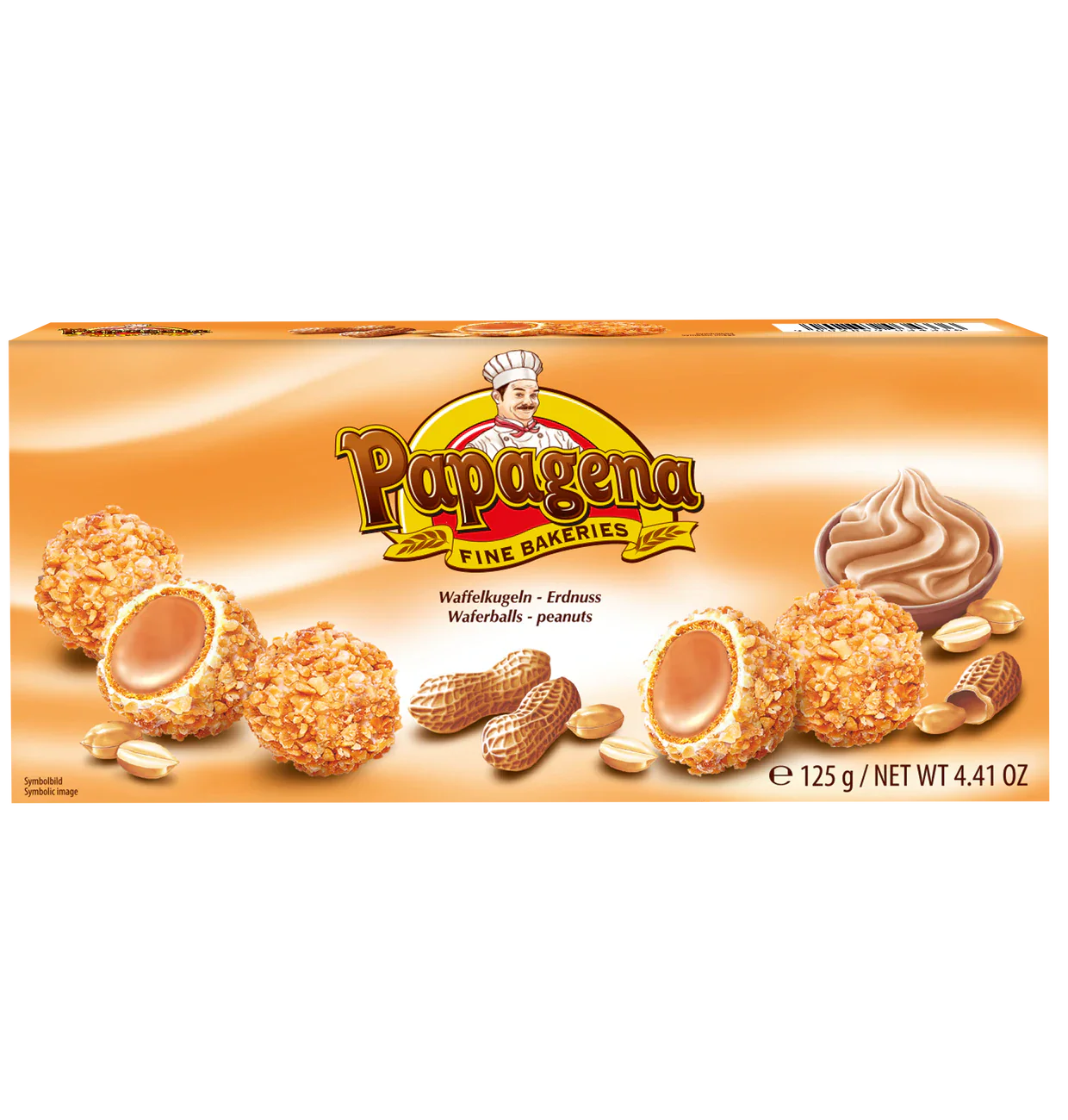 Papagena Waferballs with peanuts 125g