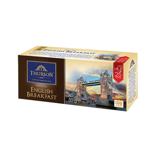 Thurson English BreakfastBlack Tea, 50g (25x2g)