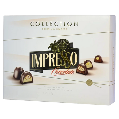 Gift set of candies IMPRESSO Premium white, 424g