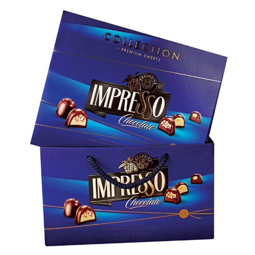 Gift set of candies IMPRESSO Premium blue, 424g