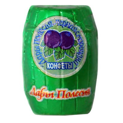 Chocolate candy Dary Polesya Black Currant, Spartak