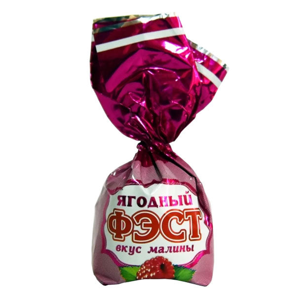 Filled sweets Berry Fest with raspberry flavour, Spartak