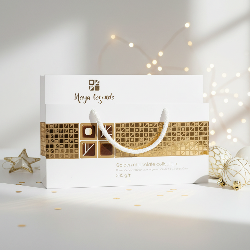 Конфеты ручной работы «Легенды Майя» Белые, Коммунарка, 385 г