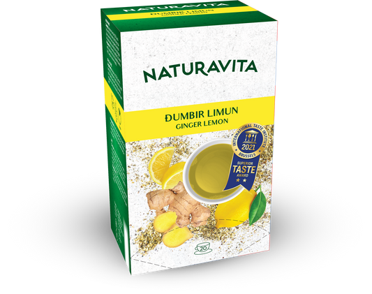 NATURAVITA Tea Ginger Lemon 20x2,5g