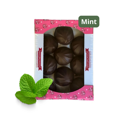 Šokolaadiglasuuris vahukomm mündimaitsega, Kronshtadi Kompvekivabrik, 500g