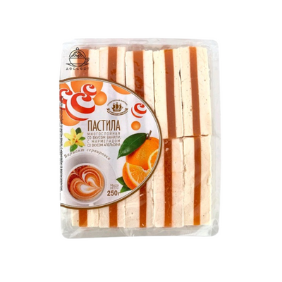 Kihiline pastill vanilli ja apelsinimaitselise marmelaadiga, Kronshtadti Kondiitritööstus, 250 g