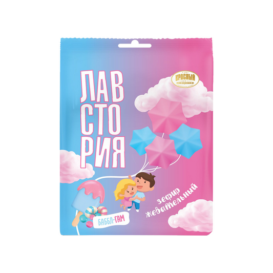 Zefiir Lavstorija Bubble Gum, Krasnyj Pischevik, 100g