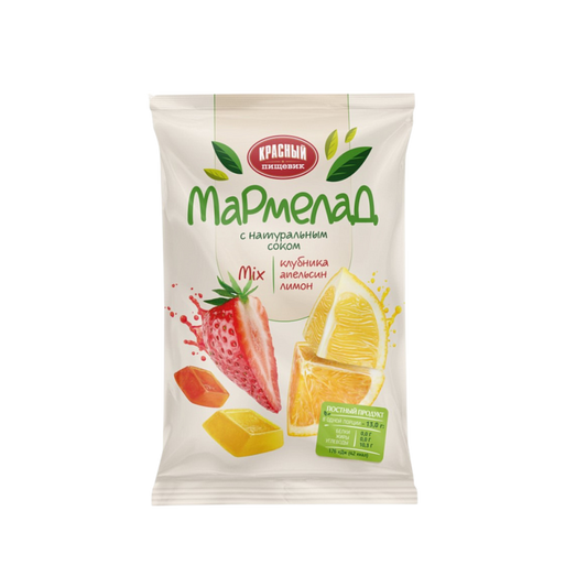 Marmelaadisegu Maasikas, Apelsin, Sidrun, Krasnyj Pischevik, 300g