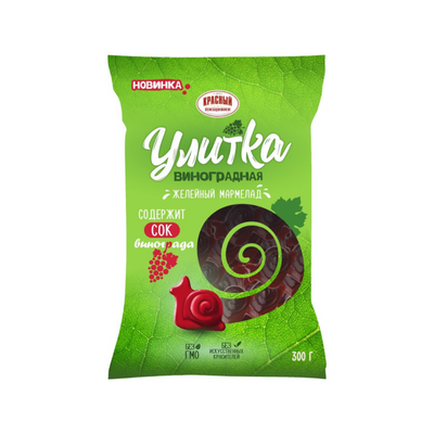 Viinamarjatarretisekompvekid “Tigu”, Krasnyj Pischevik, 300g