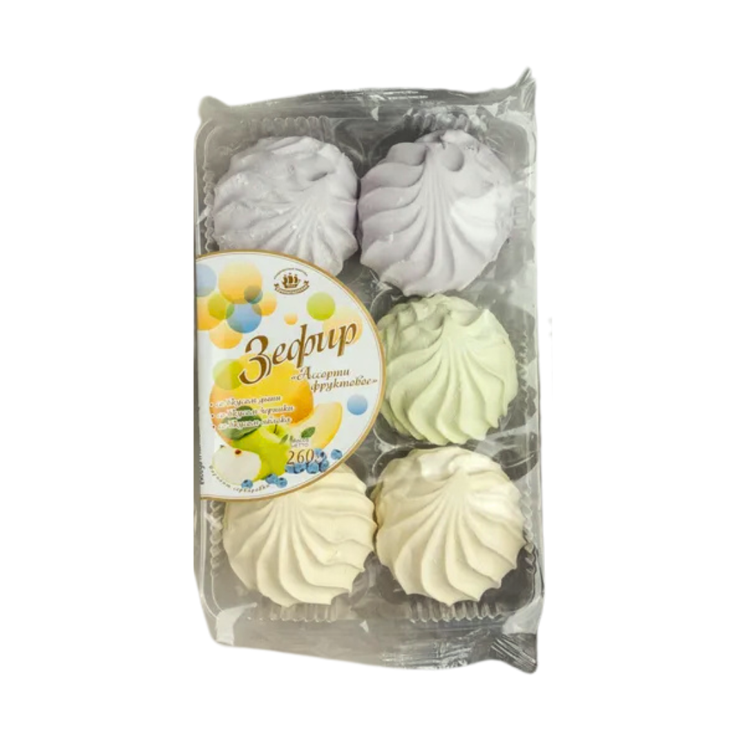 Marshmallow Fruit Assorted, Kronshtadtskaya Confectionery, 260g