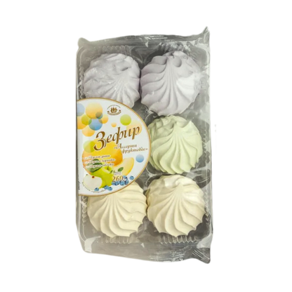 Marshmallow Fruit Assorted, Kronshtadtskaya Confectionery, 260g